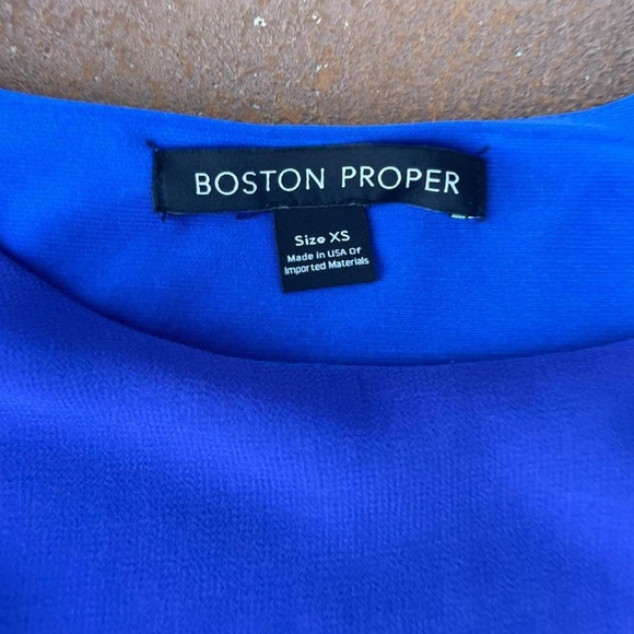 Y2K Boston proper sheer party chiffon blouse sz xs - Picture 6 of 6